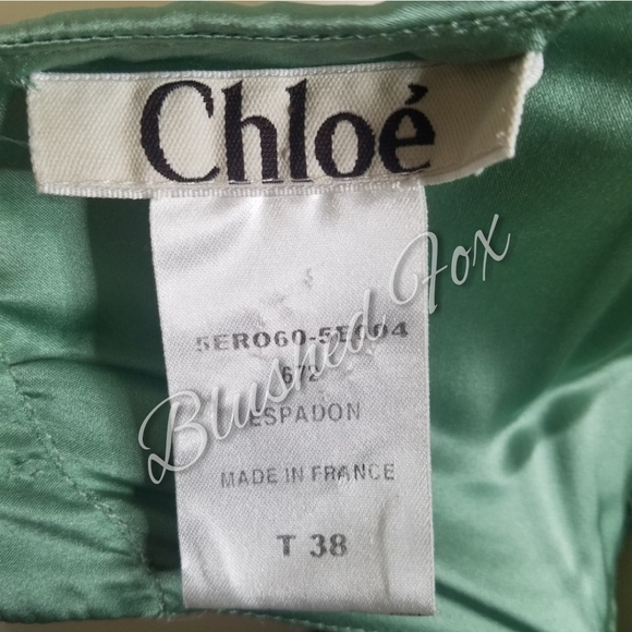 Chloe Bejeweled Silk Halter Rhinestone Dress Vintage Chloe Phoebe Philo Dress - Picture 6 of 9